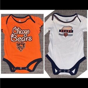 CHICAGO BEARS 6M and 12M Onesies